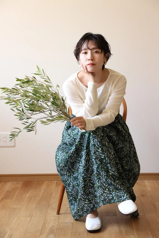 オーガニックコットンスカート 「OLIVE」