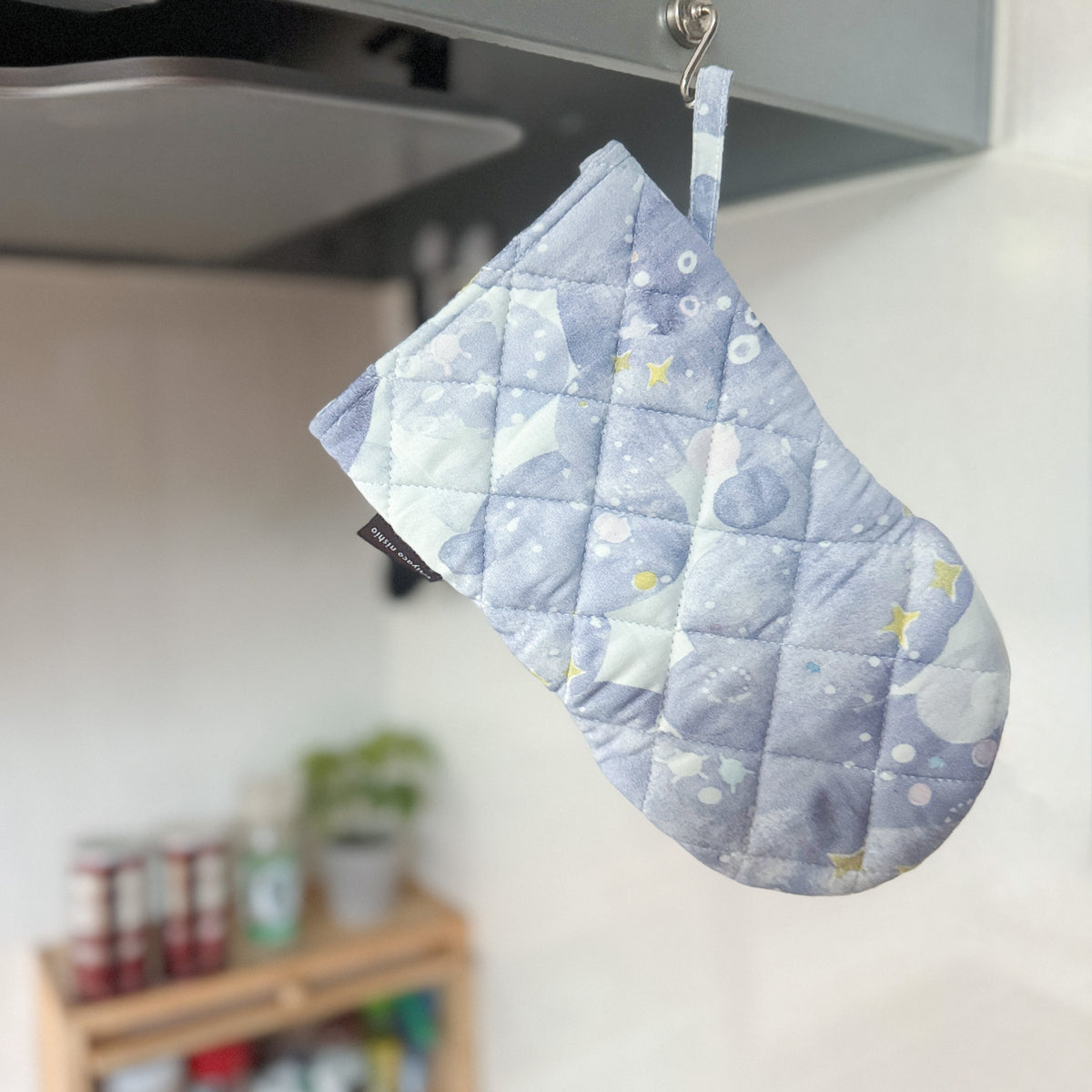 Organic Cotton Kitchen Mittens <pansy></pansy>