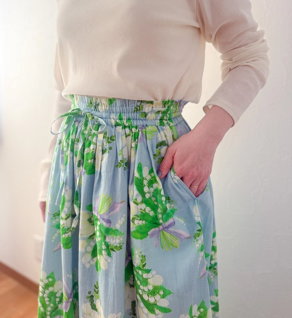 Organic Cotton Skirt Star Sand