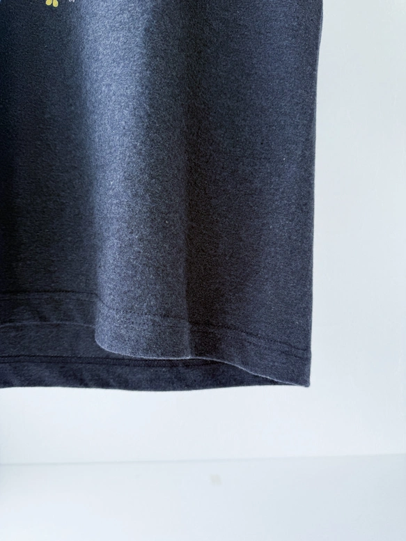 水彩画を着るTシャツ　「ハルジオンの頃」gray