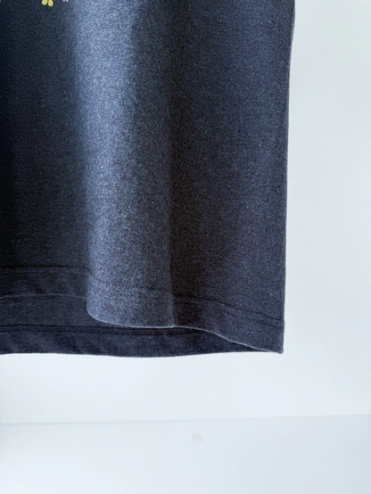 水彩画を着るTシャツ　「ハルジオンの頃」gray