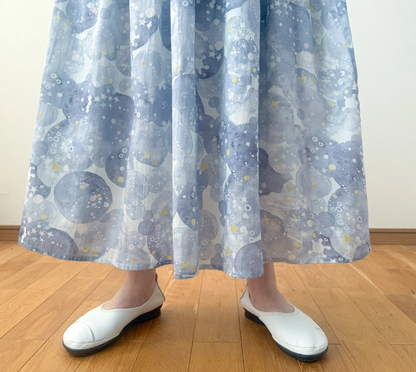 オーガニックコットンスカート　「星の砂」