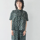 Organic Cotton Short-Sleeve Blouse "Star Sand"