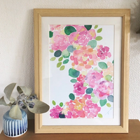 Watercolor Poster (A4) "ROSE"