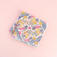 Organic Cotton Sateen Handkerchief "FLOWER"