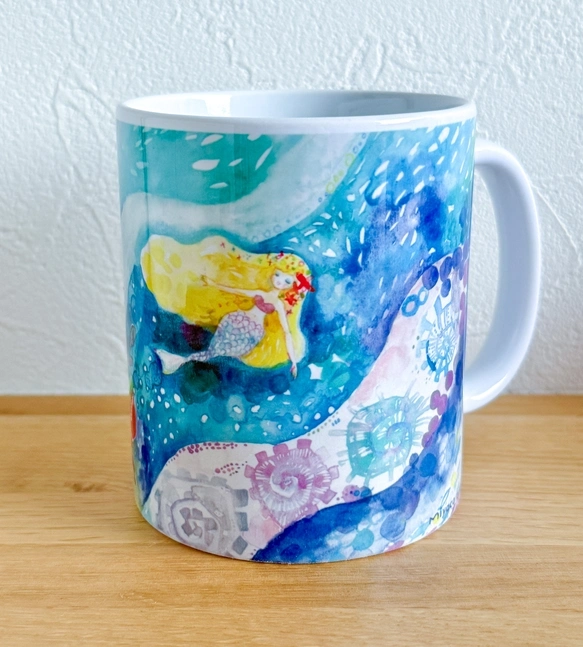 【まとめ買いがお得】水彩画のマグカップ