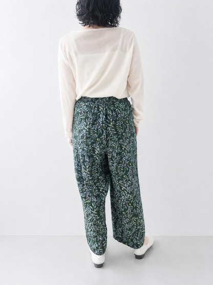 オーガニックコットンワイドパンツ　「OLIVE」