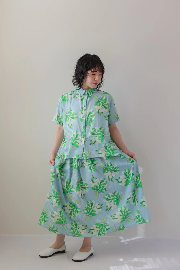Organic Cotton Skirt Star Sand