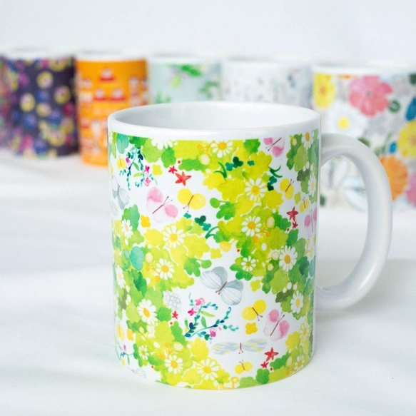 【まとめ買いがお得】水彩画のマグカップ