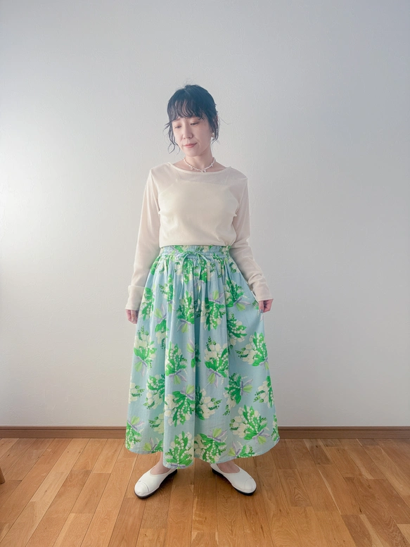 Organic Cotton Skirt Star Sand