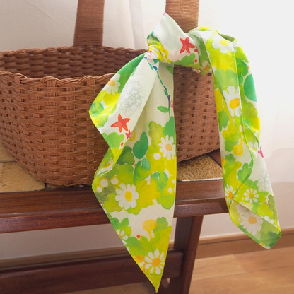"Uraraka" Watercolor Handkerchief, also usable as a scarf