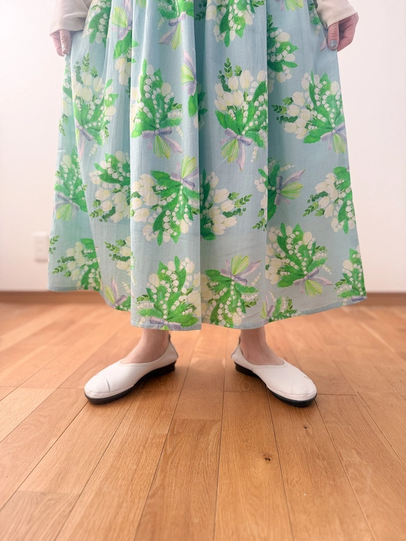 Organic Cotton Skirt Star Sand